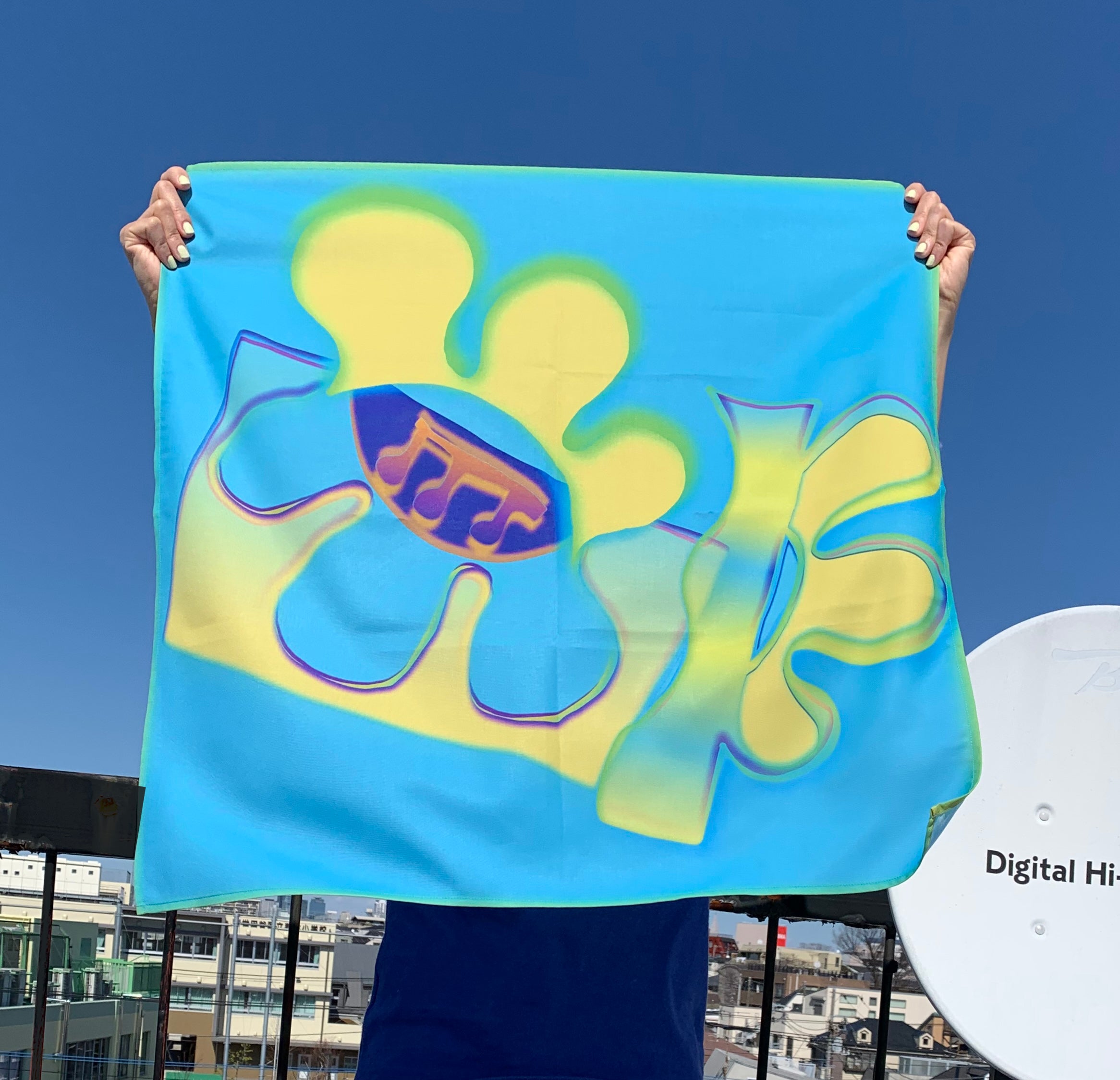 SUNFLOWER SCARF – OTOKAZUMITANIMOTO